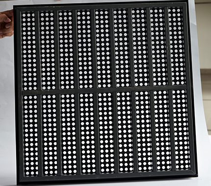 全鋼通風防靜電地板(PVC面)