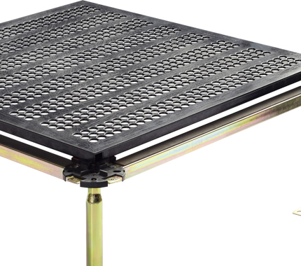 全鋼通風防靜電地板(HPL面)