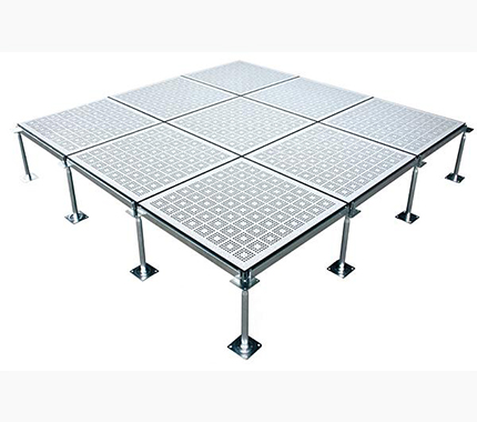 全鋼通風(fēng)防靜電地板(PVC面)