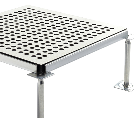 全鋼通風防靜電地板(HPL面)